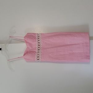 Pink seersucker Lilly Pultizer Dress